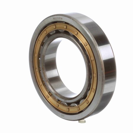 Rollway Cylindrical Bearing - Caged Roller - Straight Bore - Unsealed NU 220 EM